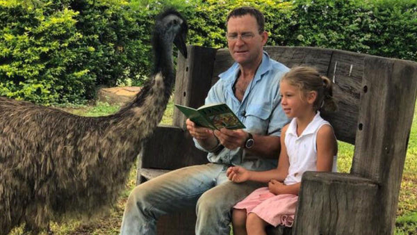 Wild emu named Fred has taken matters into his own hands