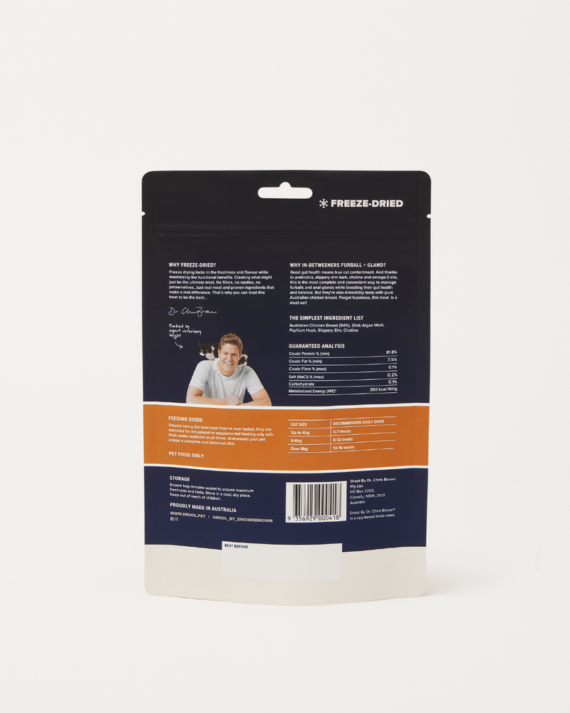 In-Betweeners Furball + Gland Freeze Dried Cat Treats