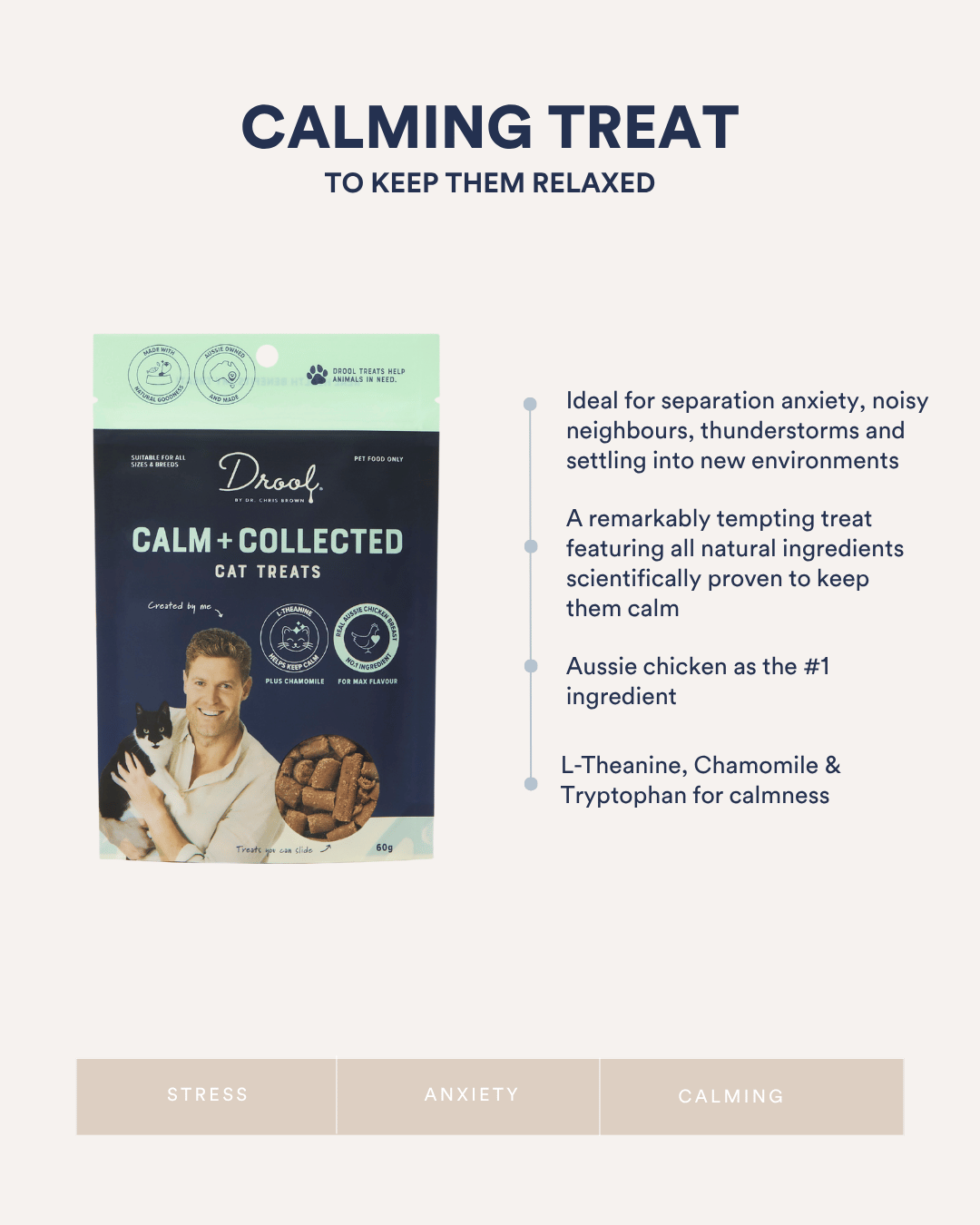 Calm + Collected Cat Treats