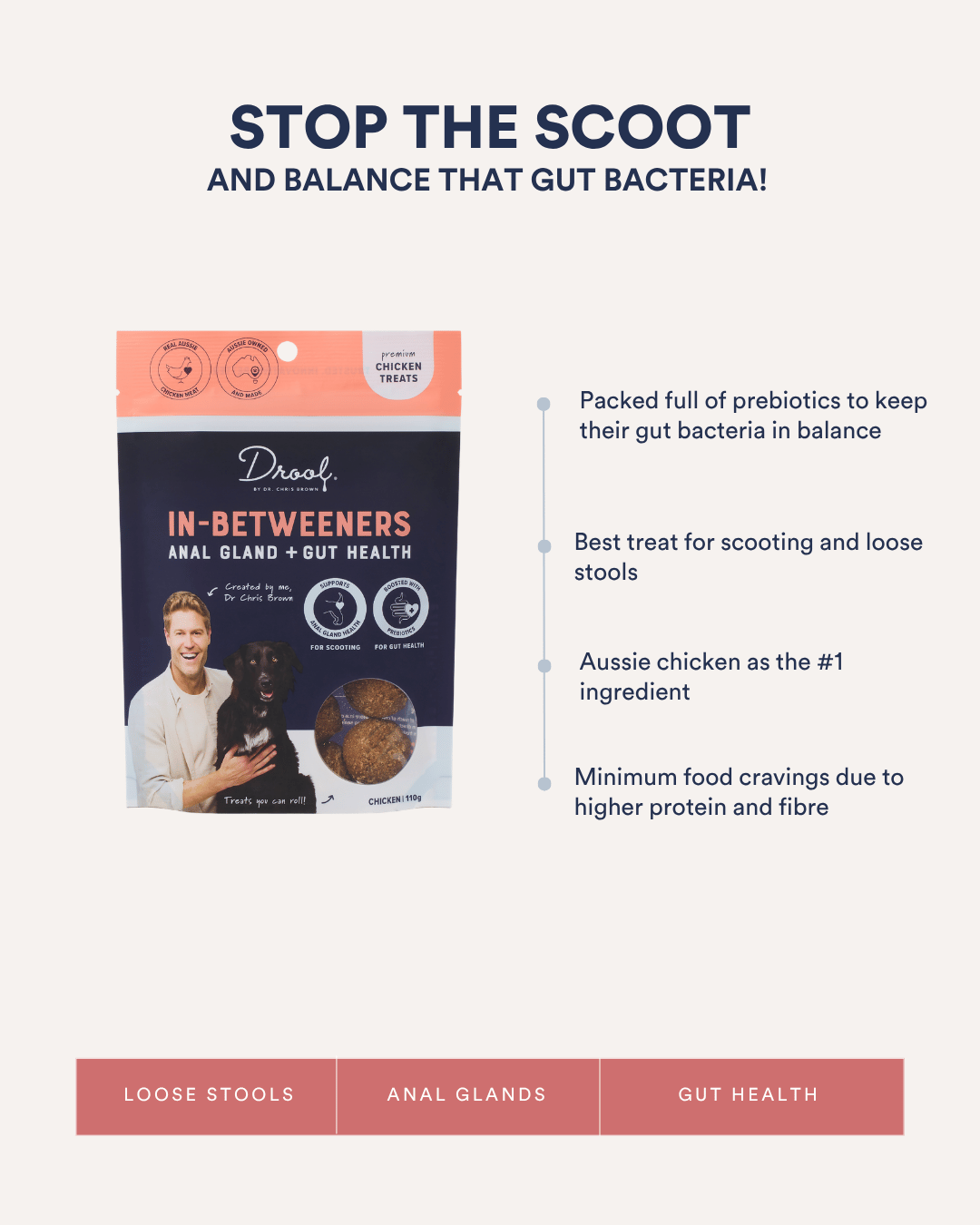 In-Betweeners Gland + Gut Health Treats Chicken