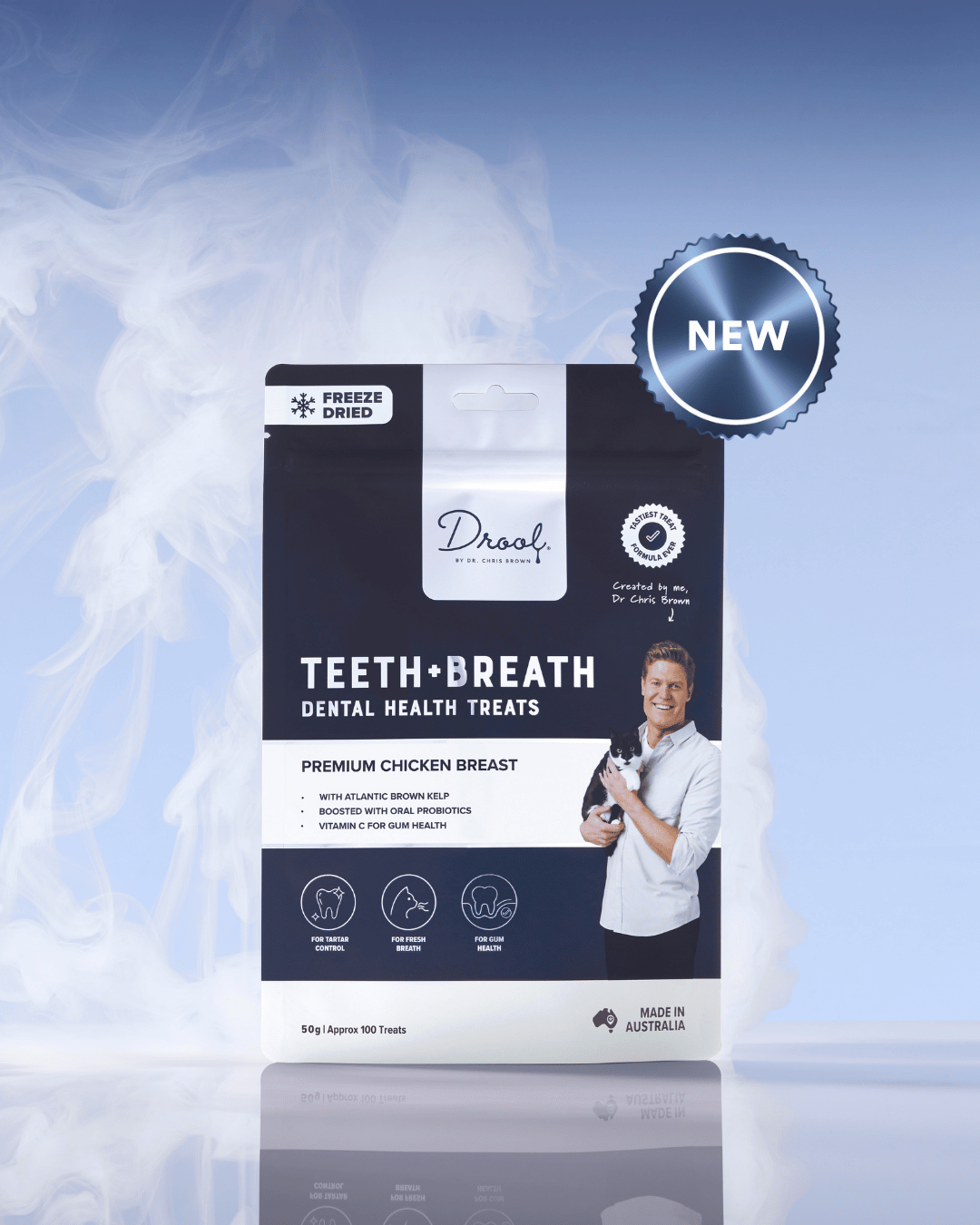 Teeth + Breath Freeze Dried Cat Treats