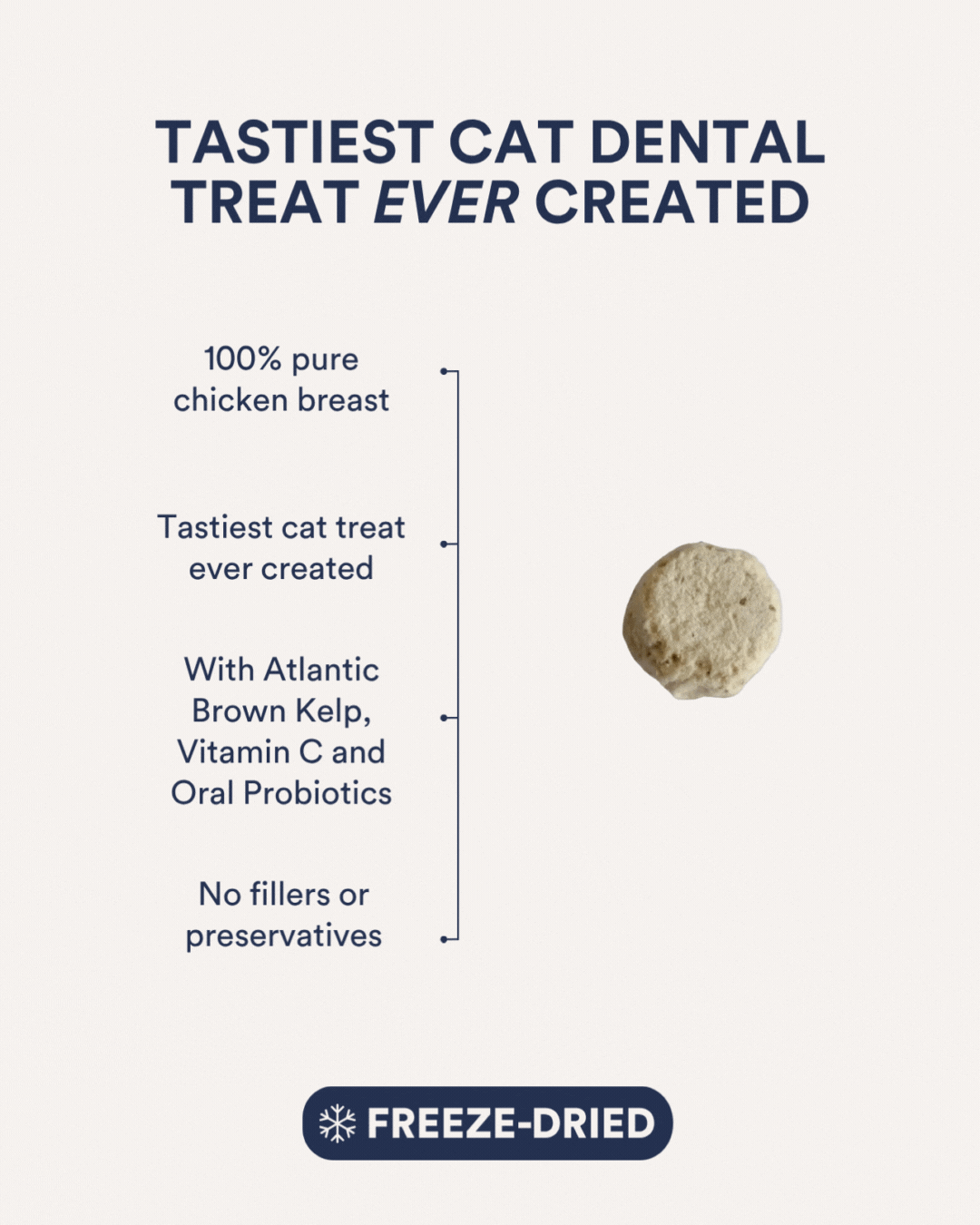 Teeth + Breath Freeze Dried Cat Treats